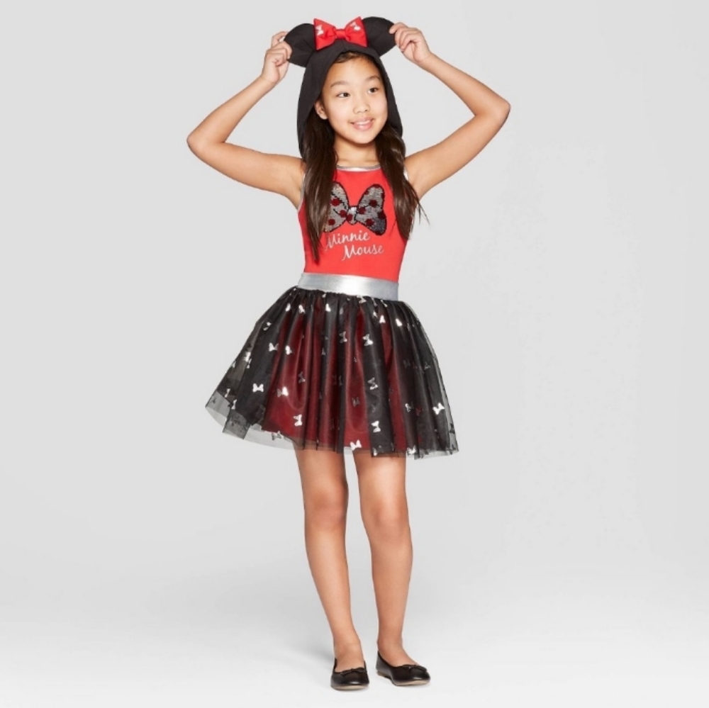 Disney Girls Size XXL 18 Minnie Mouse Dress